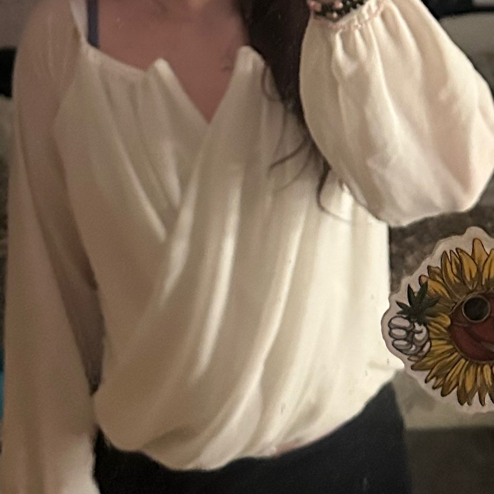 Elegant Cream Blouse